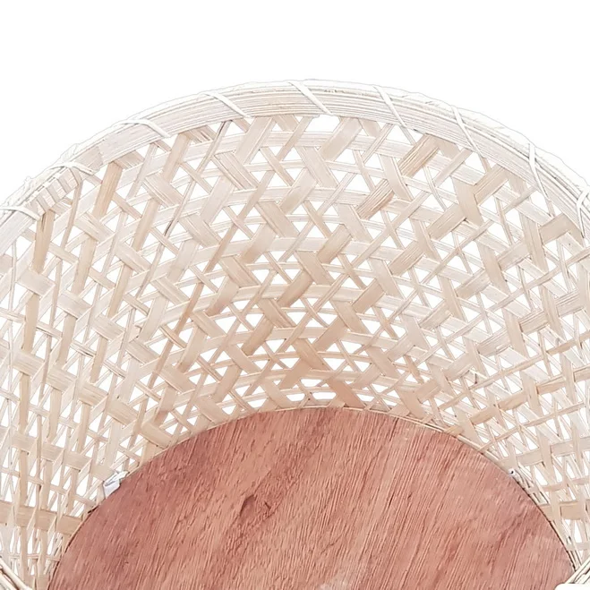 Big promotion woven bamboo basket nice storage basket for home kitchen plant top quality best price laundry storage basket