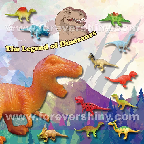 Novelty Bulk Small Capsules Mini Animals Assorted Plastic Dinosaurs Toys for Vending Machines
