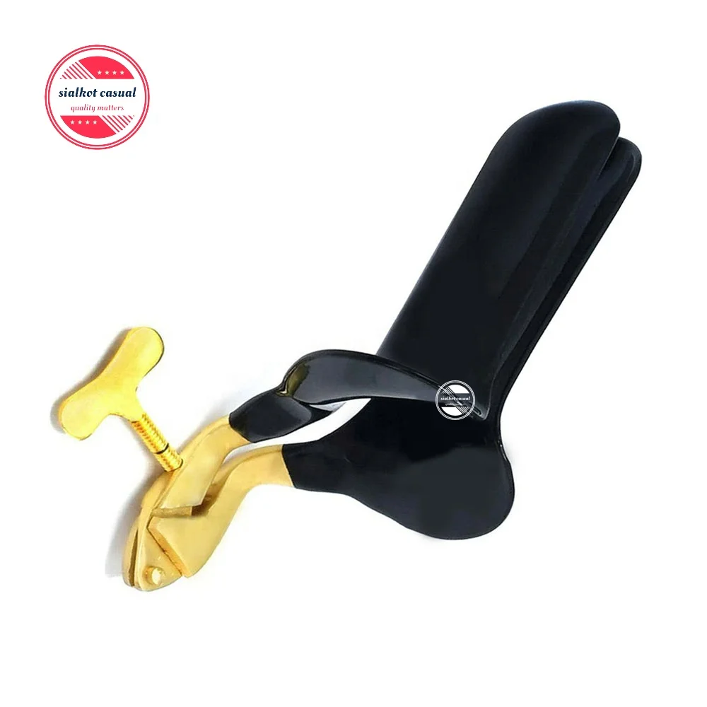 High Quality Free Sample Collin Vaginal Speculum Large Black Coated Surgical Vaginal Speculum Birth Control