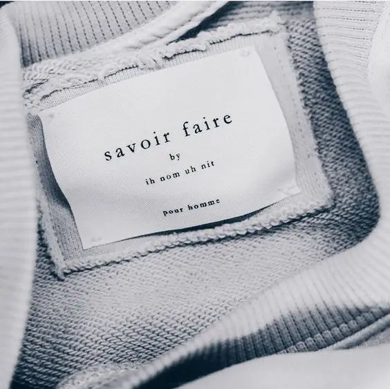 MORI Polyester Small Size Label For T-shirt Size Label For Clothing Nylon Labels
