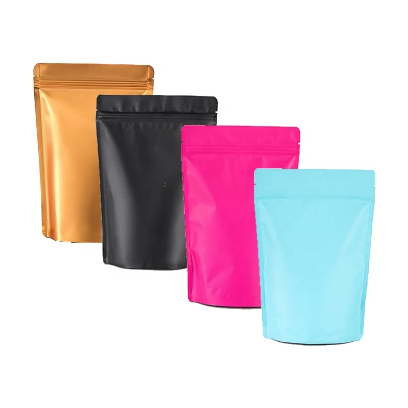 Custom 3-Side Sealed Biodegradable Plastic Bags Holographic Mylarbag With Ziplock and Repeatable Sealing for Fruit Seeds