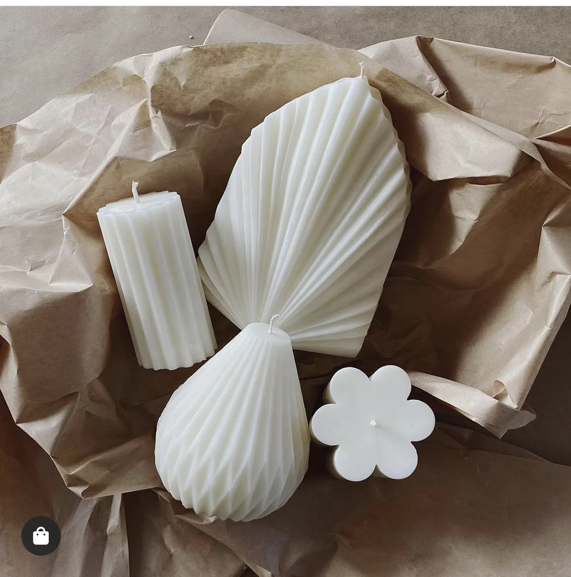 
Shanghai YUNQU natural soy wax and bee wax custom scented the Palm candle collection 