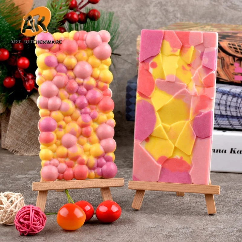 AK Love Letter Silicone Moldes de Silicona de Barra de Chocolate Moulds Silicone Chocolate Bar Tools Chocolate Silicone Mold