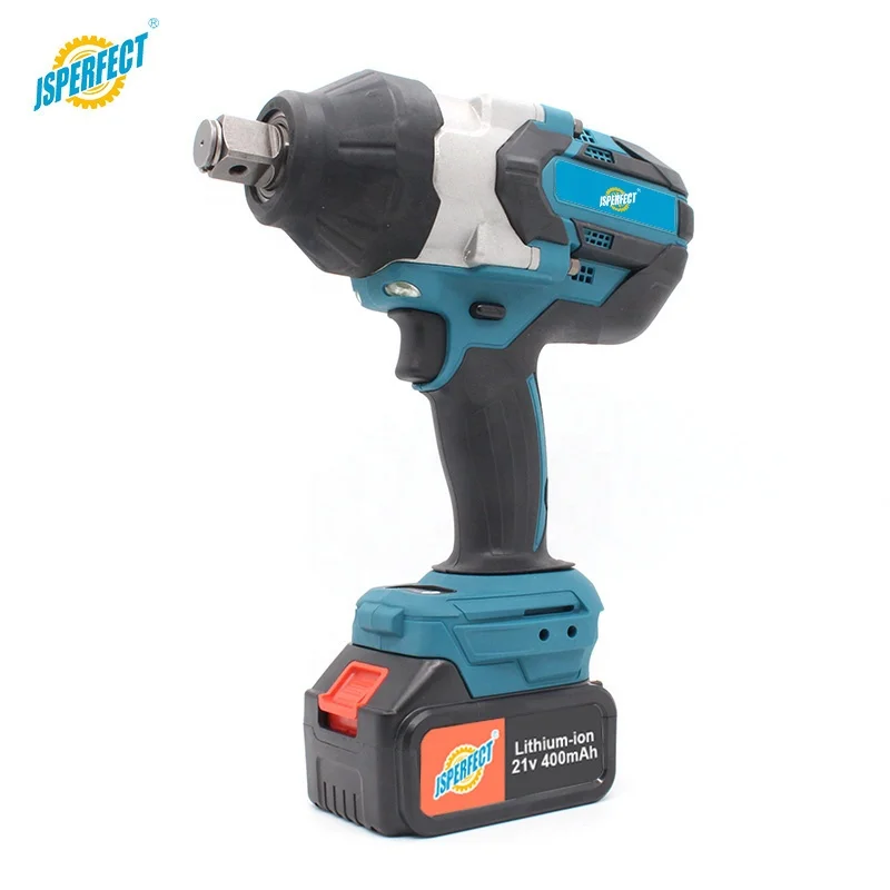 JSPERFECT impact wrench cordless set adjustable torque battery and charger tool