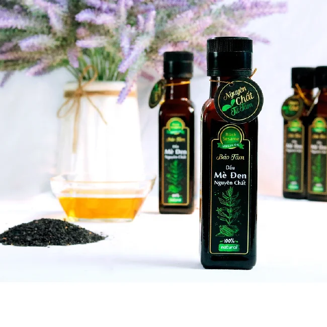 Профессиональный поставщик кунжутного масла 120 мл-100% натуральное здоровое пищевое масло сделано во Вьетнаме