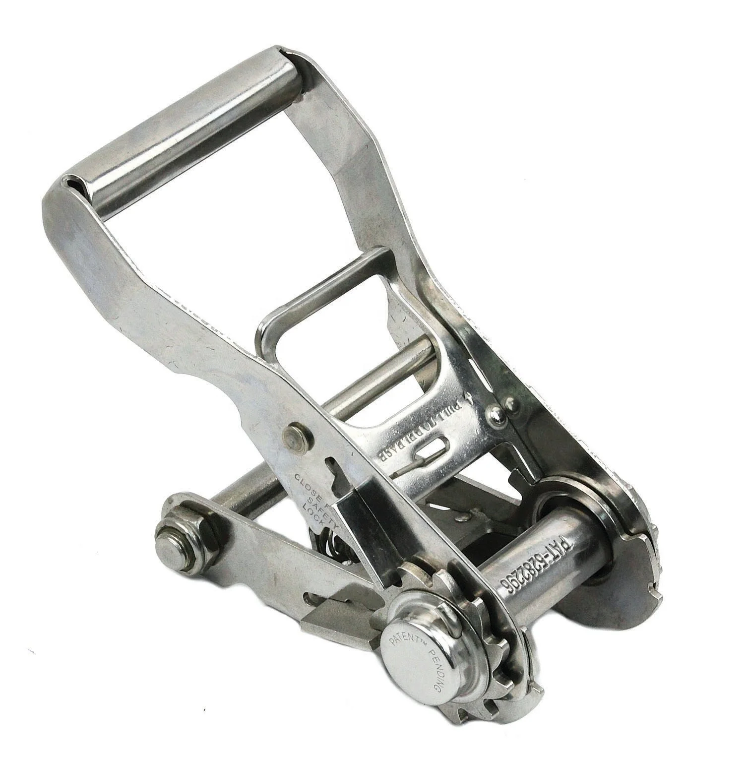 2 Inch Truck Motorcycle Atv Tie Down Stamping Tension Strap Belt Steel Ratchet Buckle