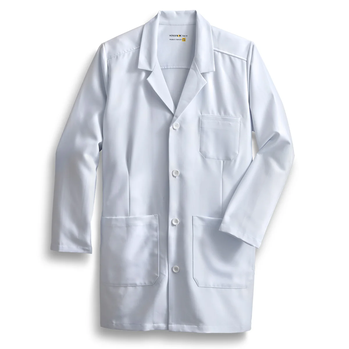Wholesale doctor with white coat Hospital Uniforms With short sleeve For Use in Hospital and Medical Lab In polyester Fabric