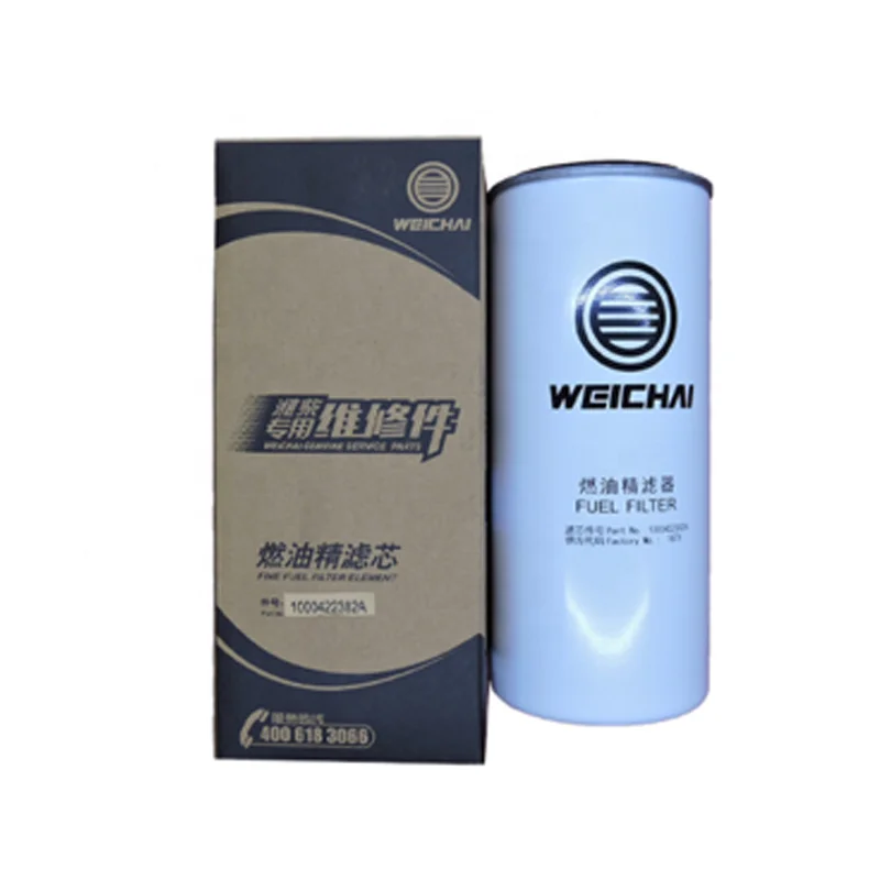 Hot sale Factory direct Diesel Fuel Filter 1000422382 for WEICHAI WP10 engine