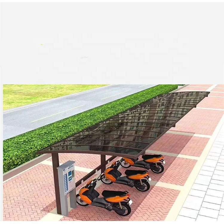 Canopy Waterproof  Sheet Rain Cover Balcony Door Pool Canopy Roof Plastic Polycarbonate Awning Canopy Pantry