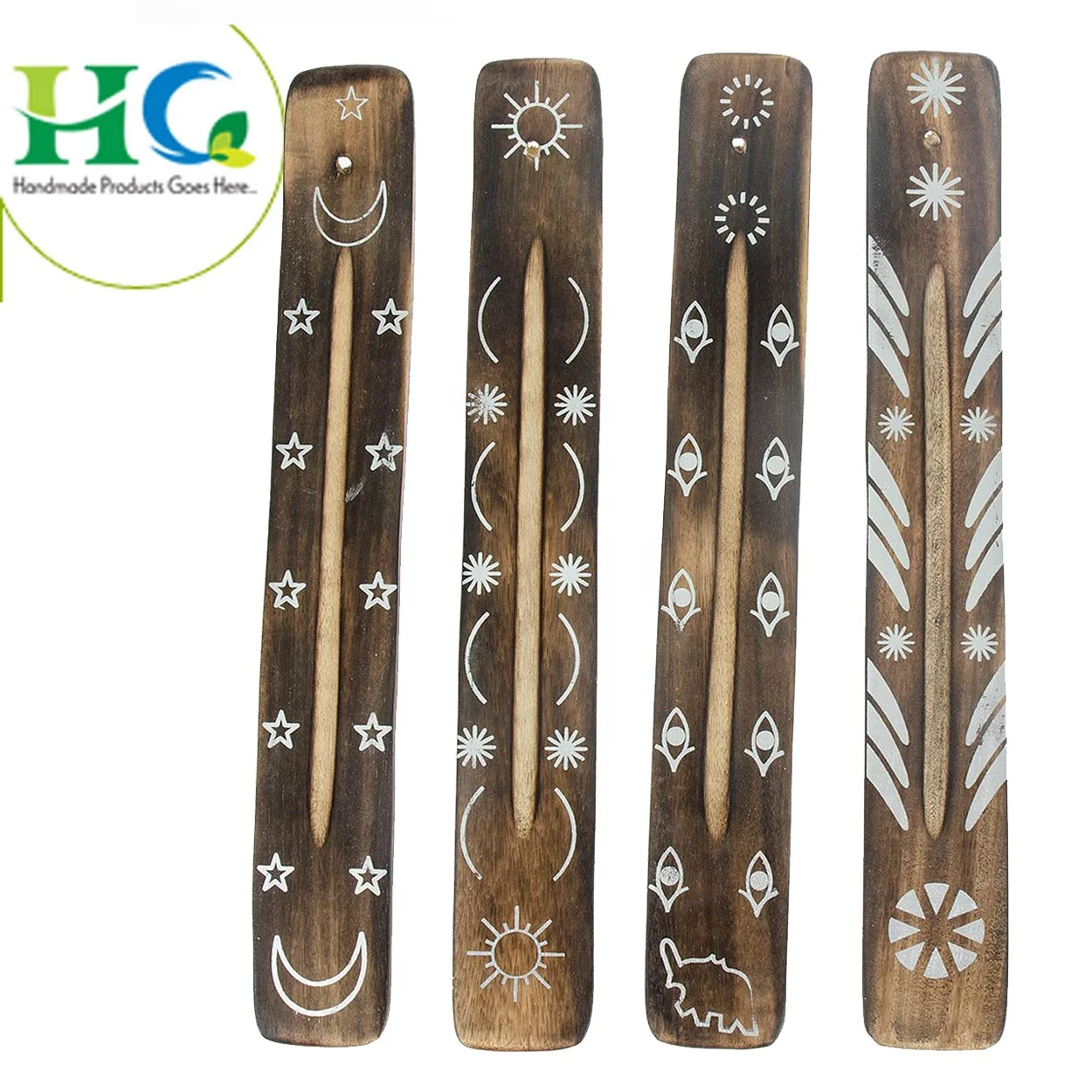 Roll over image to zoom in Wooden Incense Burner Box Triangle  Incense Burner Pyramid Shape wood bahoor burner