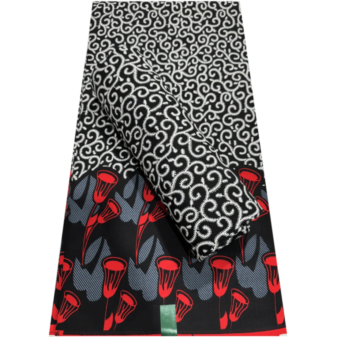 Custom African Wax Print Durable Polyester Fabric Vibrant Patterns Long Lasting Wearable Cotton for Fashion Outfits and Apparel