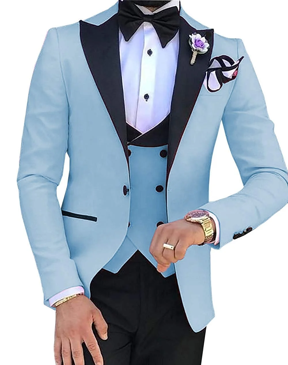 New Design 2021 Wedding Blazer Tuxedo Suits Set for Men Business Suits Accept OEM Button Fly Flat Front 5- 7 Days 1 Button 30