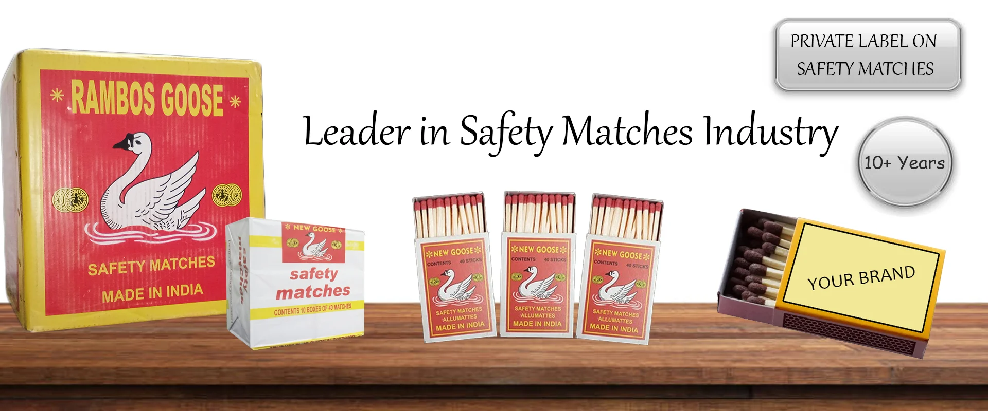 Wooden Safety Matches Private Labelling Your Brand safety matches at best price