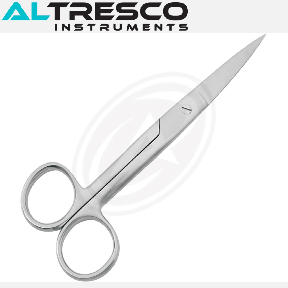 Iris Scissors Steel Without/With TC Cutting Edge (Straight & Curved Blades)
