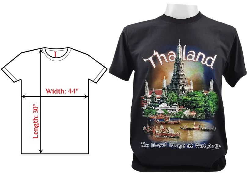 Arun Temple Tshirt L Size  Breathable OEM Custom T-Shirt 100% Cotton Premium Quality Casual Style Original Graphic Design Screen