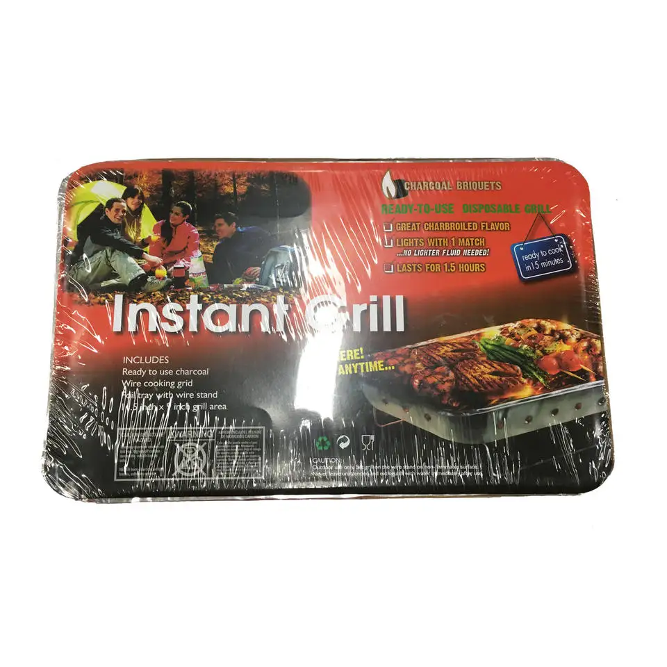 Camping Bbq Portable Outdoor Portable Camping Disposable Grill Instant Bbq Grill