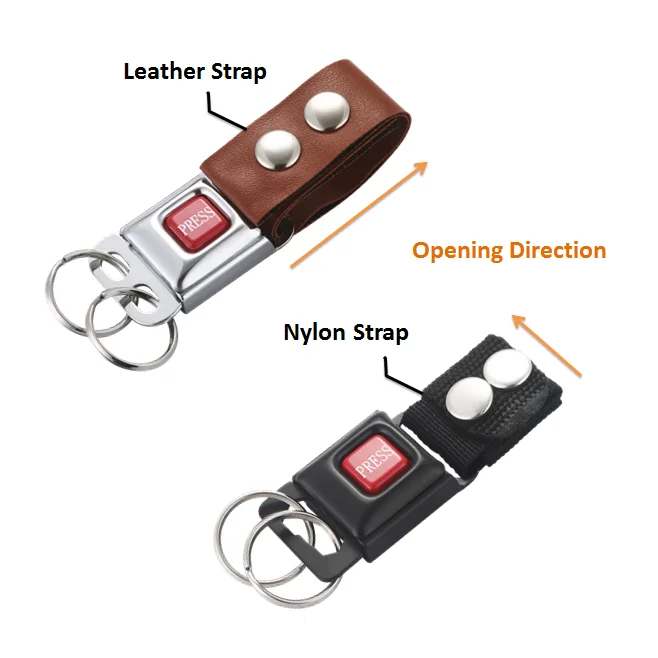 Stylish Unique Colorful Steel Aluminum Metal Buckle Fashion Accessory