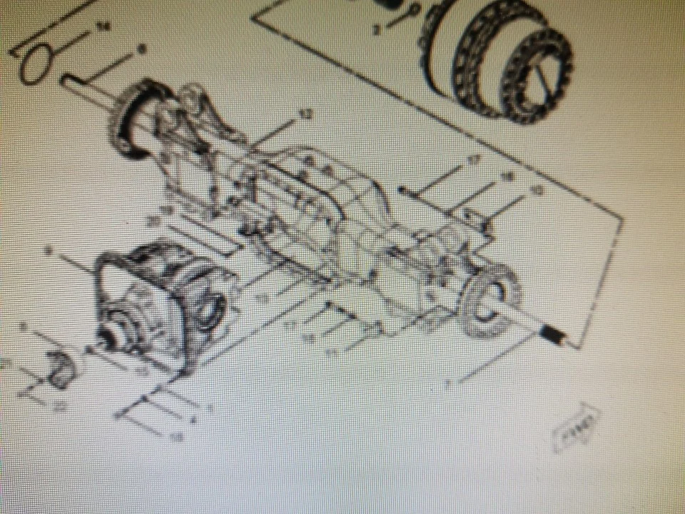 2050203.cat Housing AS-axle,cat used parts.740.740B.735.735B. Dump Truck.Articulate Truck.Rear components