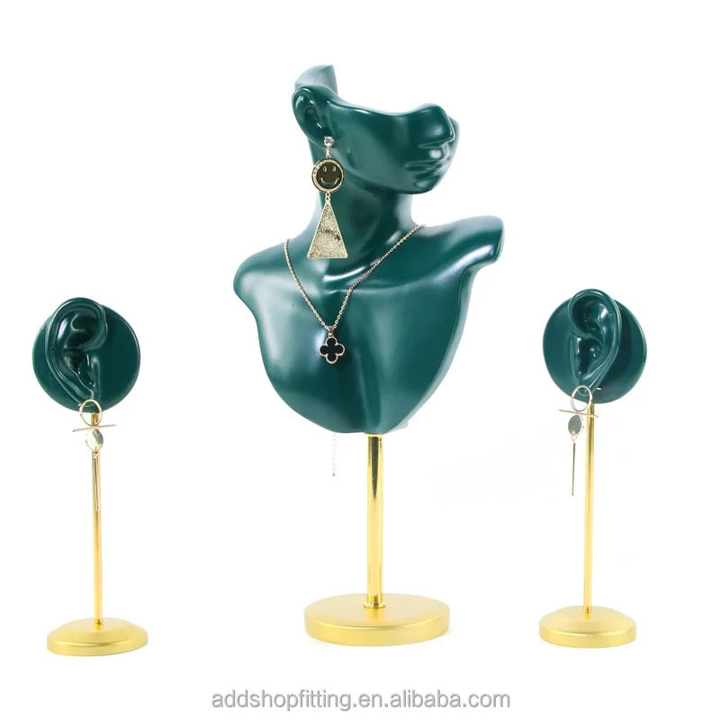 Modern necklace earring jewelry display stand for store