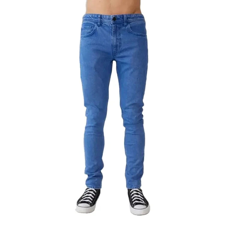 Wholesale High Quality Custom Men Jeans Denim Pants breathable Blank Denim Pants Manufacture Slim Fit Jeans