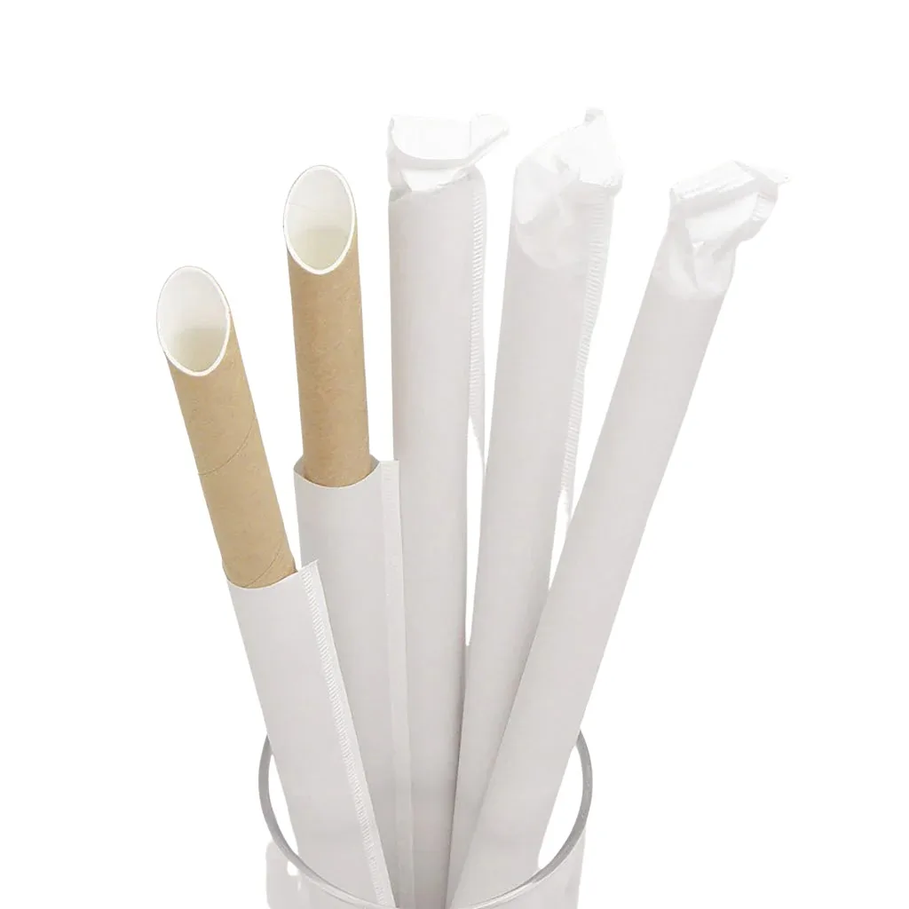 Cheapest Price Non PLA Paper Straws Drinkware Accessories Viet Nam Plain White Paper Straws Wholesales