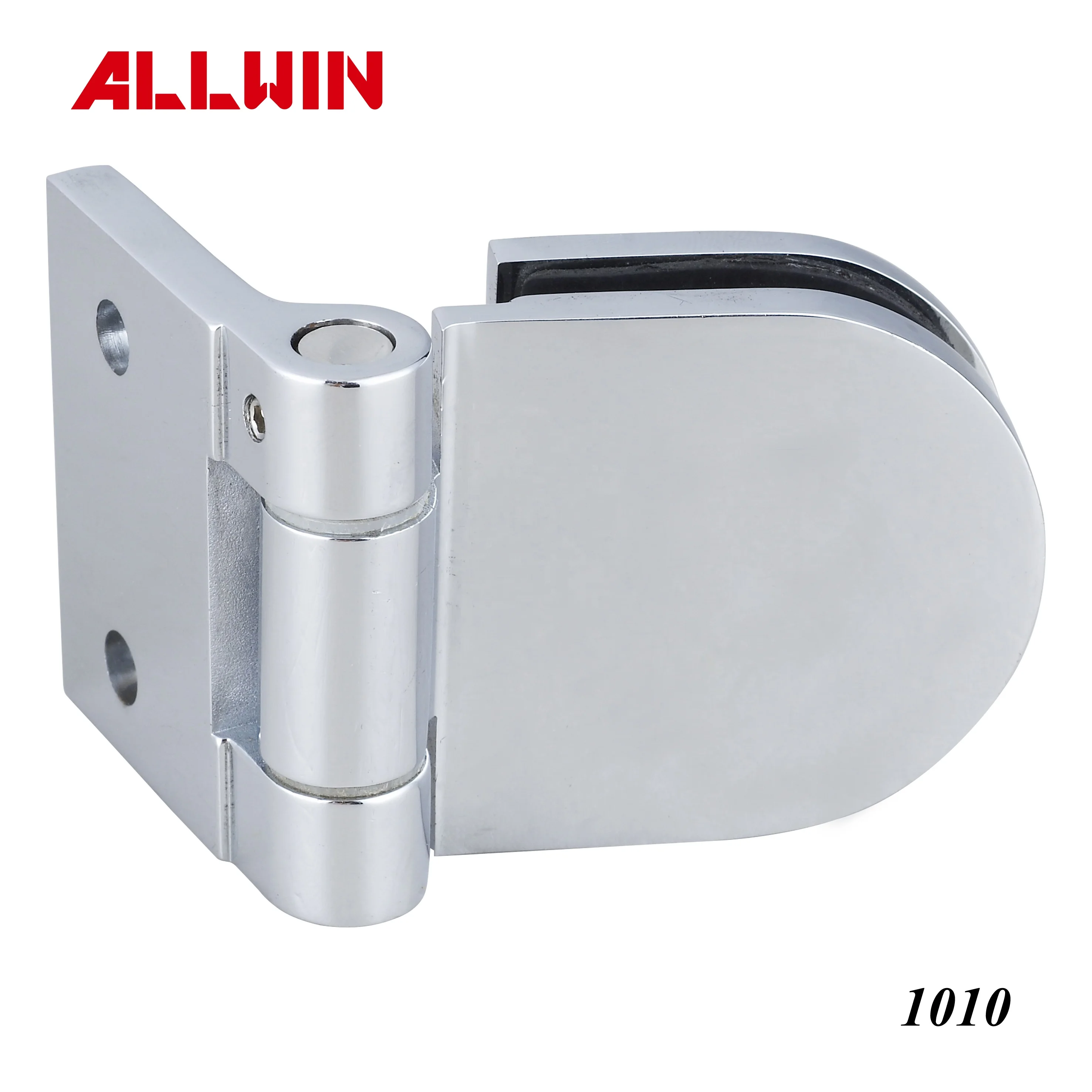 Modern 180 Degree Glass Door Hinges round Shape Brass Material