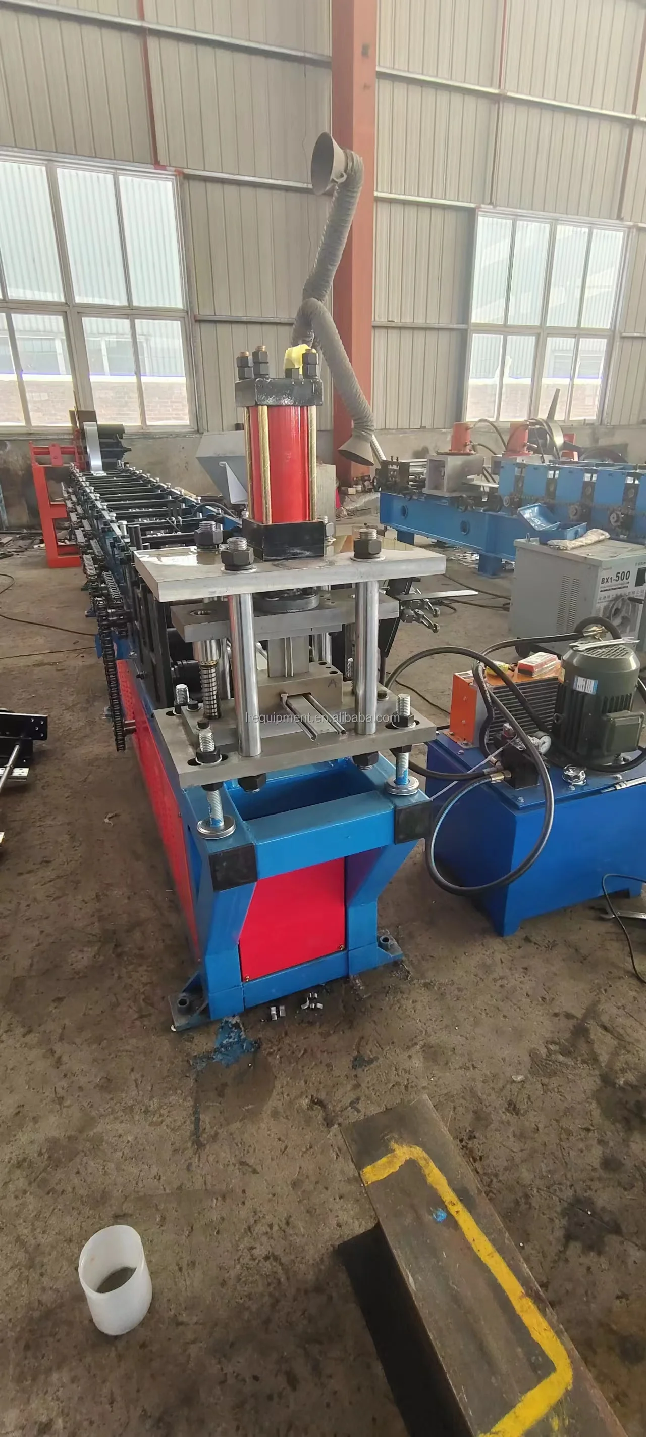 Electric High Security Galvanized Shutter Door Roll Forming Roller Shutter Garage Doors Making Machine