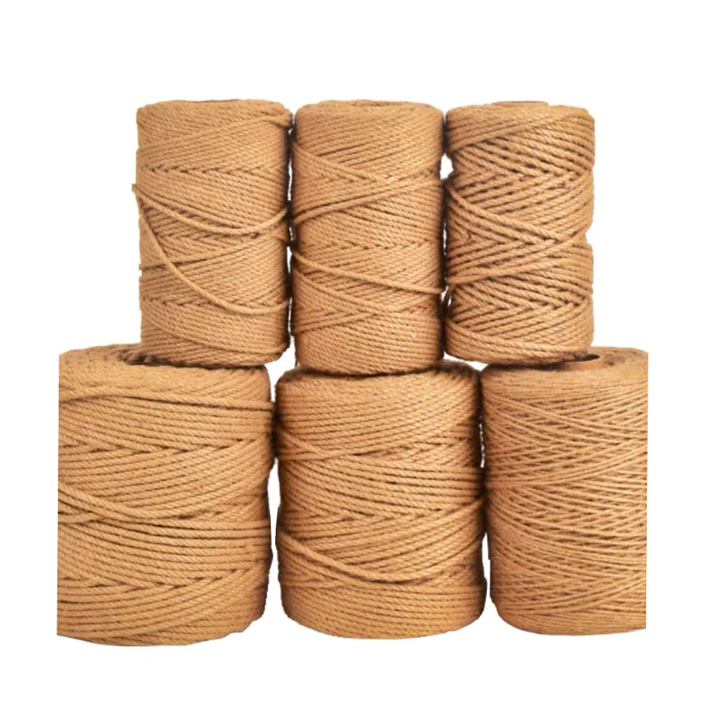 JUTE Burlap Rope Roll Durable Jute Rope Natural Burlap Twine Rope For Crafts