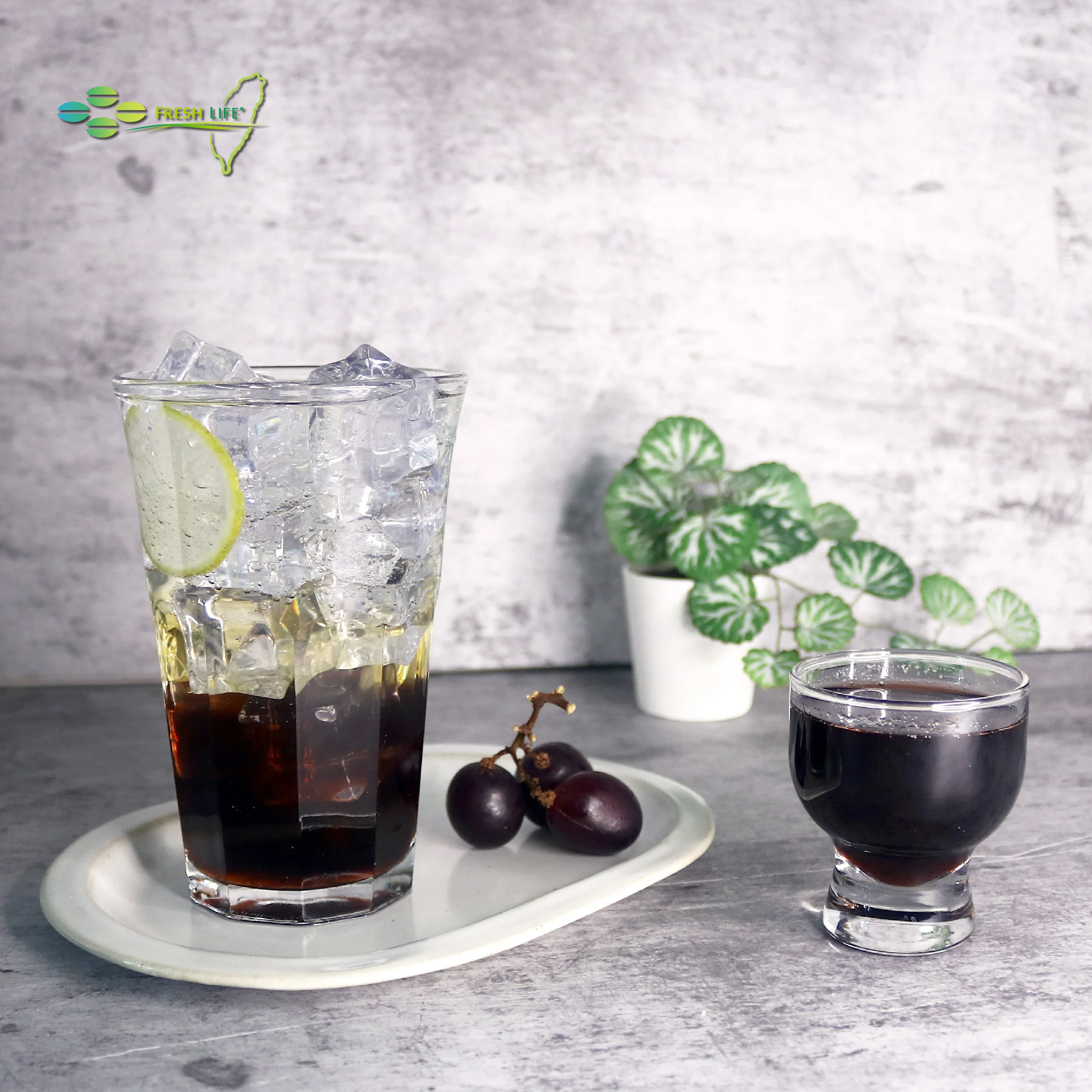 Taiwan Manufacturer Black Tea Topping Grape Fruit Puree Jam For Dessert Food Ingredients