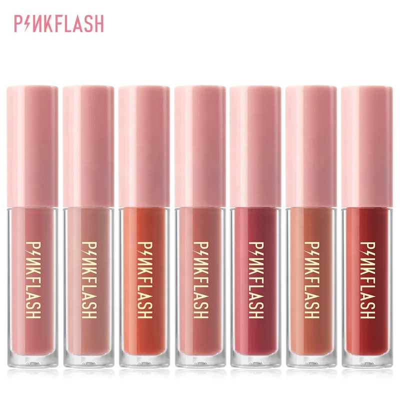PINKFLASH PF-L01 Косметика 24 цвета жидкая помада антипригарная чашка для губ оптом