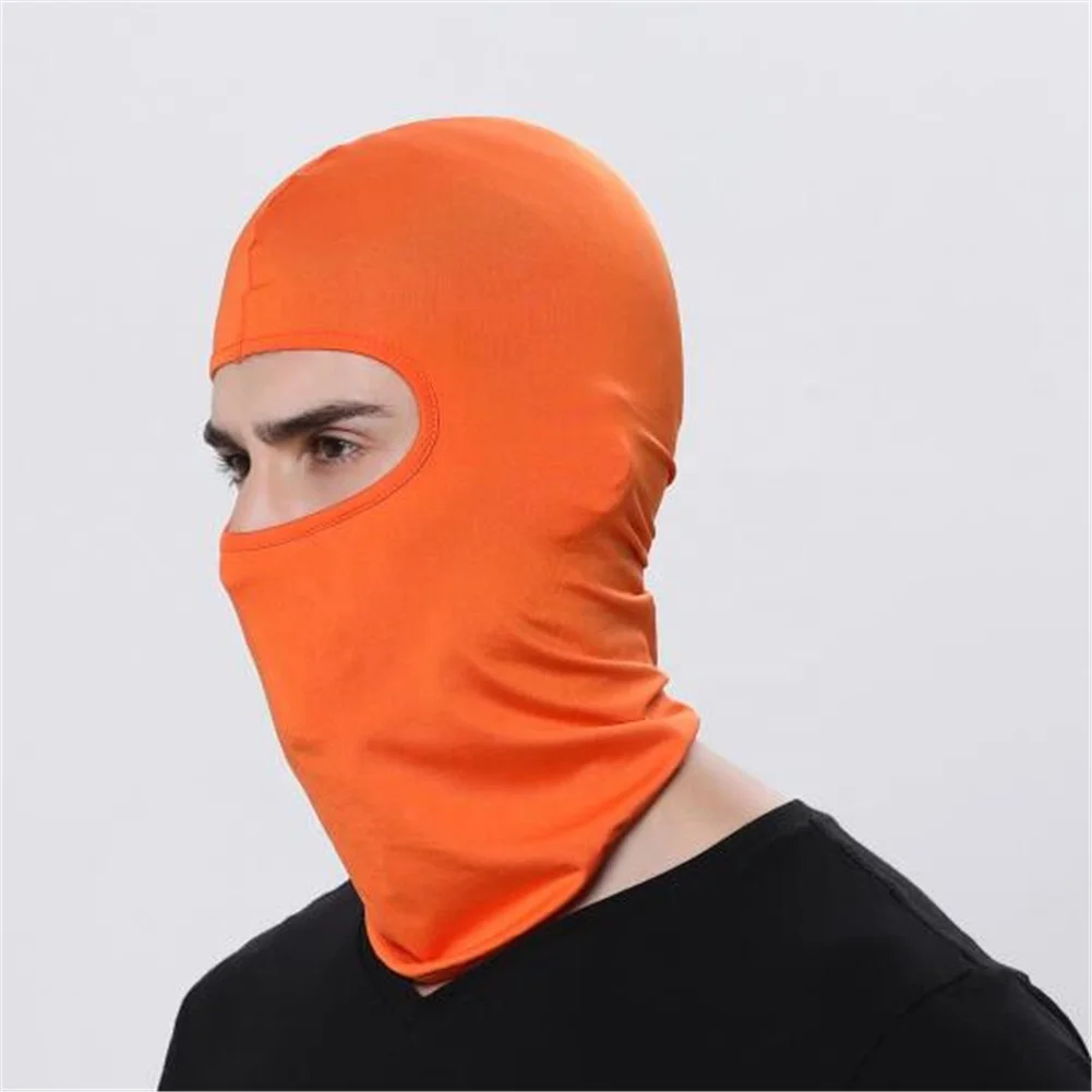 high quality solid color Cycling Polyester Balaclava Full Face ski Mask Outdoor Motorcycle Ski Balaclava mask