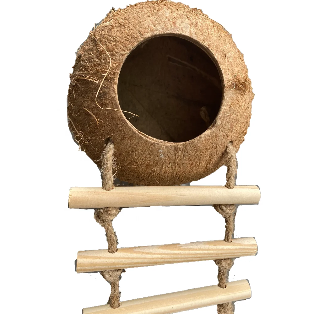 OEM/ODM COCONUT SHELL BIRD FEEDER BIRD HOUSES PET PRODUCTS PET SUPPLIES TOP SELLER PET SHOP