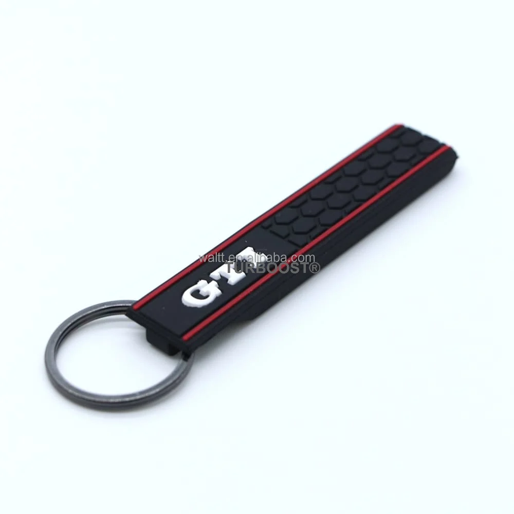 High Quality TURBO LOGO Silicon Keychain Car Fans Gifts