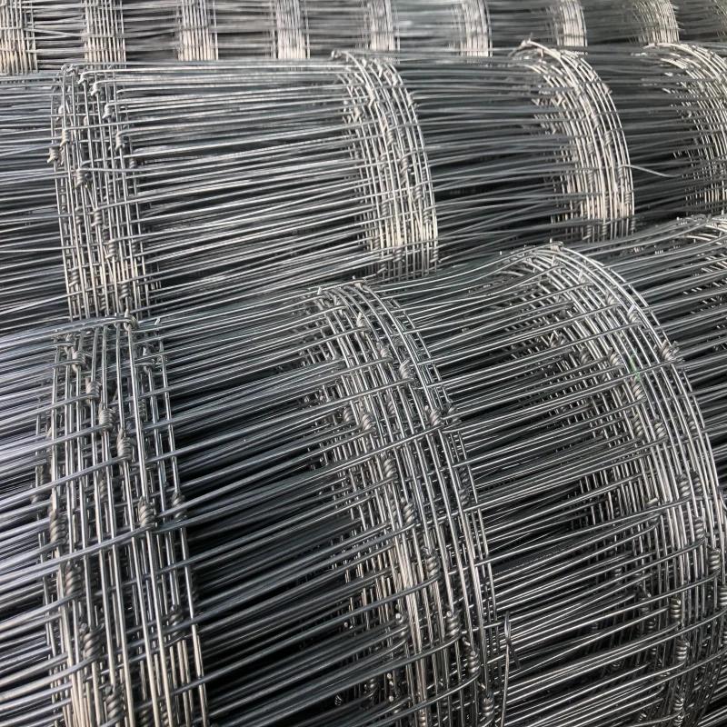 Galvanized Agriculture Deer Goat Farming Cattle Fence Panel Field Wire Mesh Roll Woven Sheep Wire Fence Metal Grassland  Fence