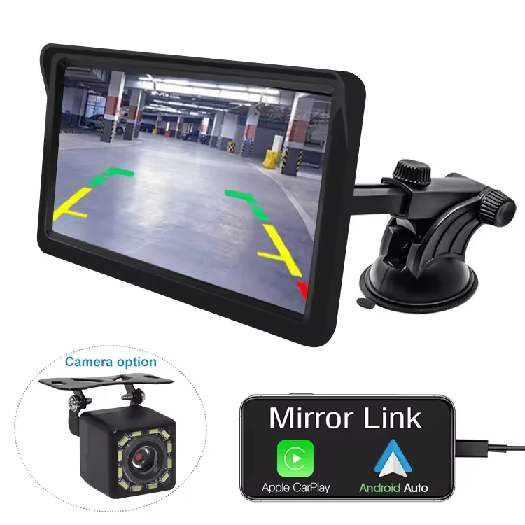 Ai carplay wireless 7inch Universal portable navigation display radio Bluetooth 5.0 player touch screen player