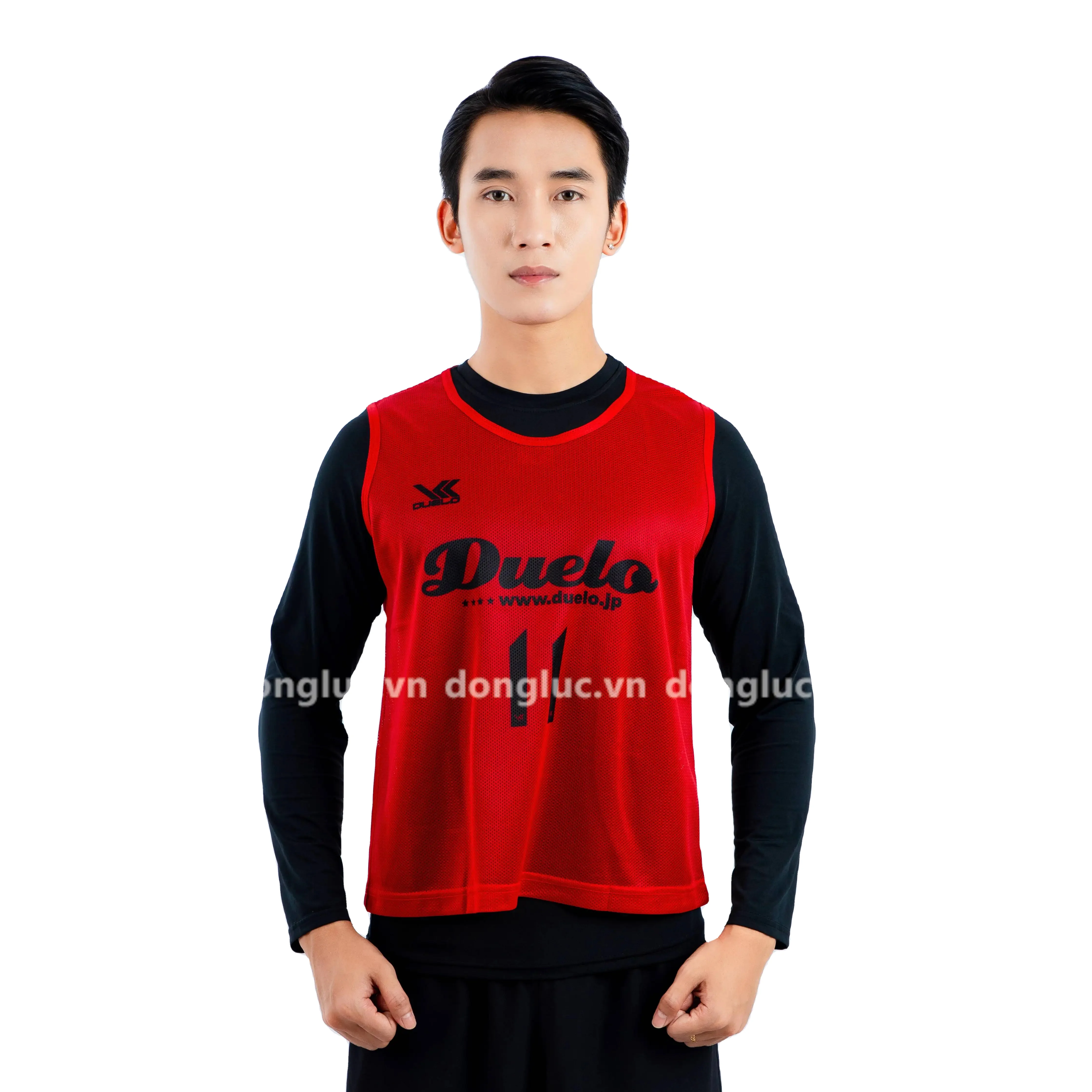 Bibs Customize logo printing Made in Vietnam big manufacturer 100% polyester Mesh fabric