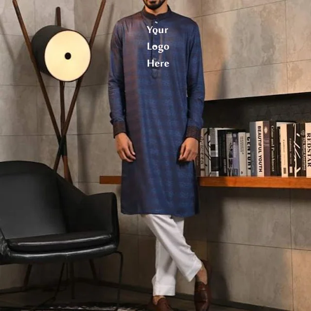 Exclusive Panjabi Mens 100% Cotton Latest Style Islamic Shalwar Kameez For Men 100% cotton Fabric Manufacturer From BD