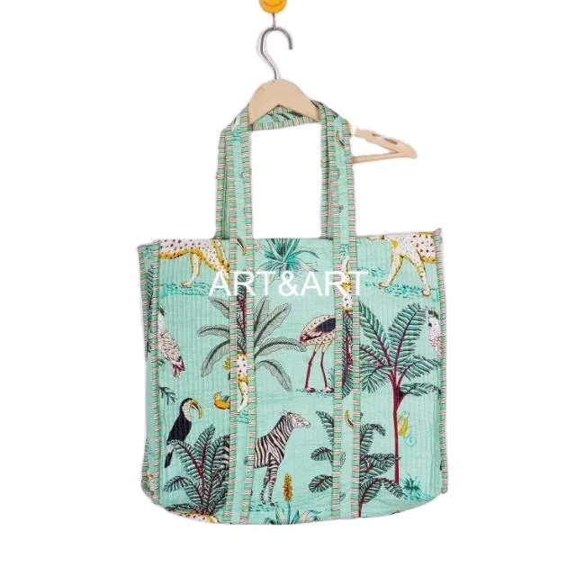 Женская хлопковая стеганая сумка для макияжа