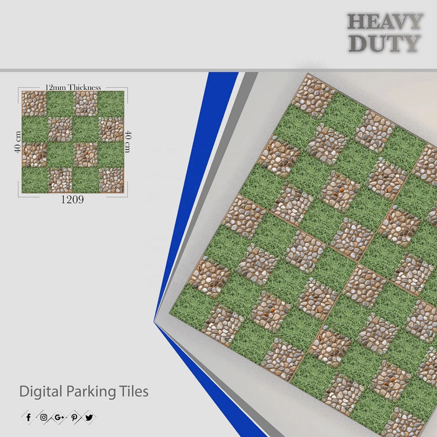 Direct Sale From Indian Wholesale Factory Manufacturer Showroom 400x400mm Outdoor Porcelain Digital Floor Parking Tiles 40x40
