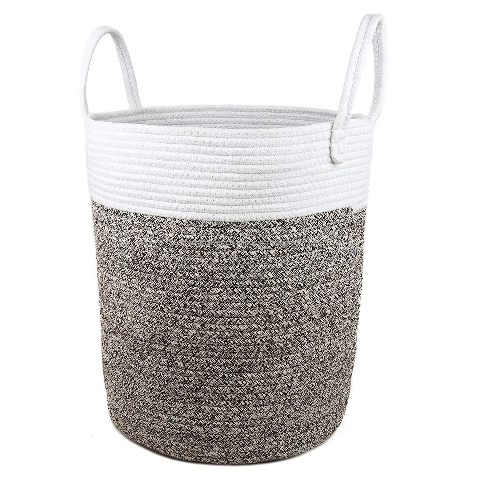 Portable Box Foldable Kids Baby Cloth Storage Basket Cotton  Basket for Organizing with Different Color & Sizes Longer Stay