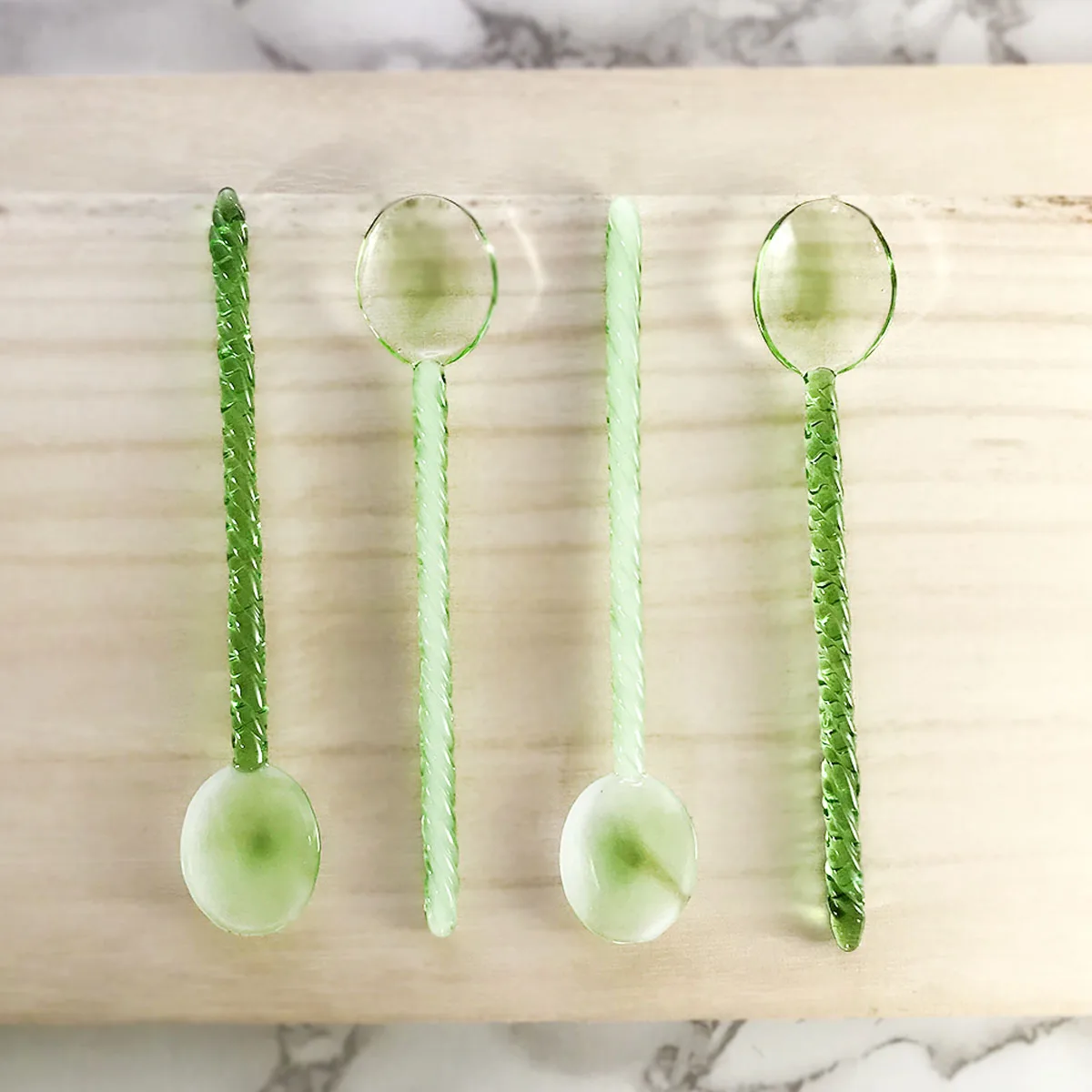 Heat Resistant Stirring Rod Glass Spoons