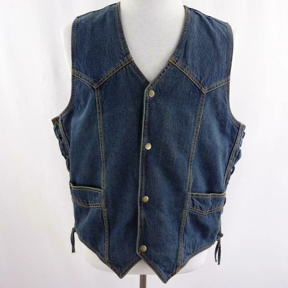 High Quality Manufactured Causal Wear Sleeveless blue color Men Denim Shirts Latest Design Regular Fit Men Denim Shirts