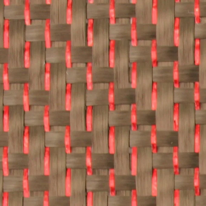 high quality Red reflection  3k Carbon fiber Fabric