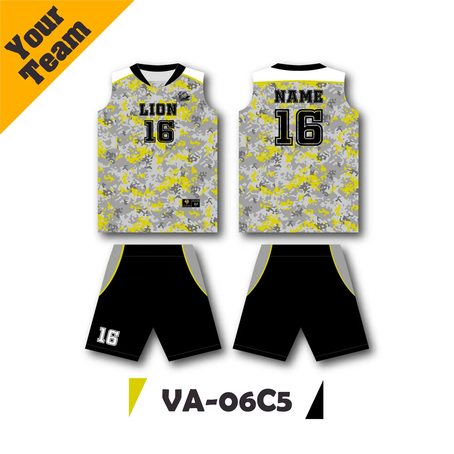 Customized Latest Volleyball Jersey Design V-neck Volleyball Jersey Sleeveless Volleyball Jersey Set