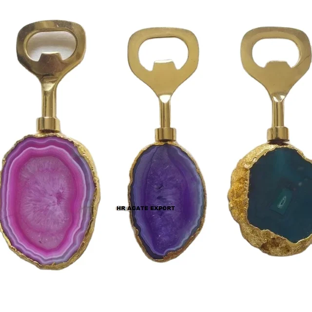 Best Quality Malty Wine Bottle Opener Agate Onyx Crystal High Polished Gemstone Religious Healing Energy Natural Stone Wholesale