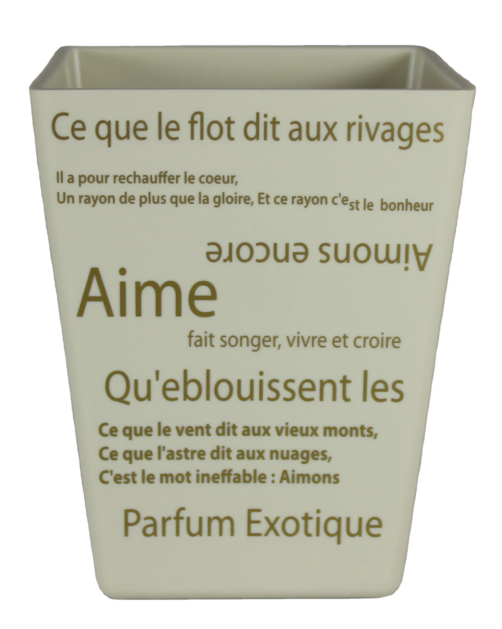 Popular Hot Selling Flower Pot Light Weight Modern Plastic Square Plant for Fresh and Artificial Flowers