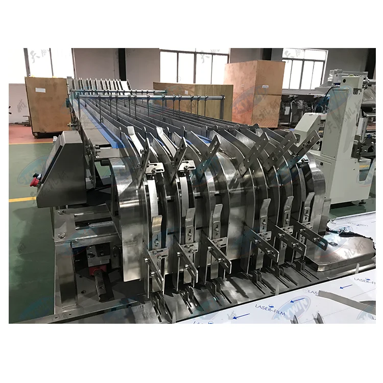 Automatic Loading Pilepack Biscuit Feeding and Packing Machine Two SK-530 biscuits packaging equipment (6 lanes auto feeder)