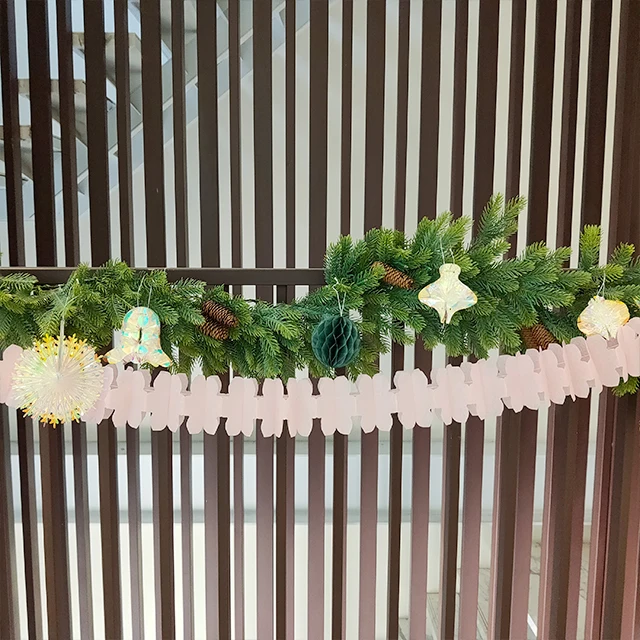 12' Flower Paper garland of wedding accessories decoration