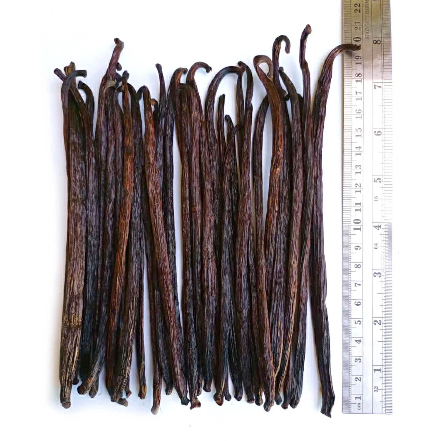 Fresh Crop Top Grade 10 Organic Vanilla Beans [6+ Inch] from Sri Lanka Dried Vanilla Beans WM