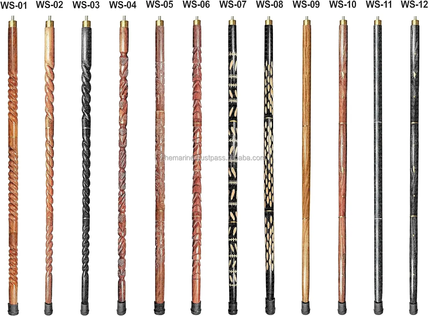 Wooden Walking Sticks and Canes Travel Collapsible for Men Women Seniors Hiking with Aluminum Bird Handle